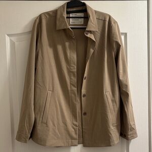 Ministry of Supply Men's Light Brown Shirt Jacket